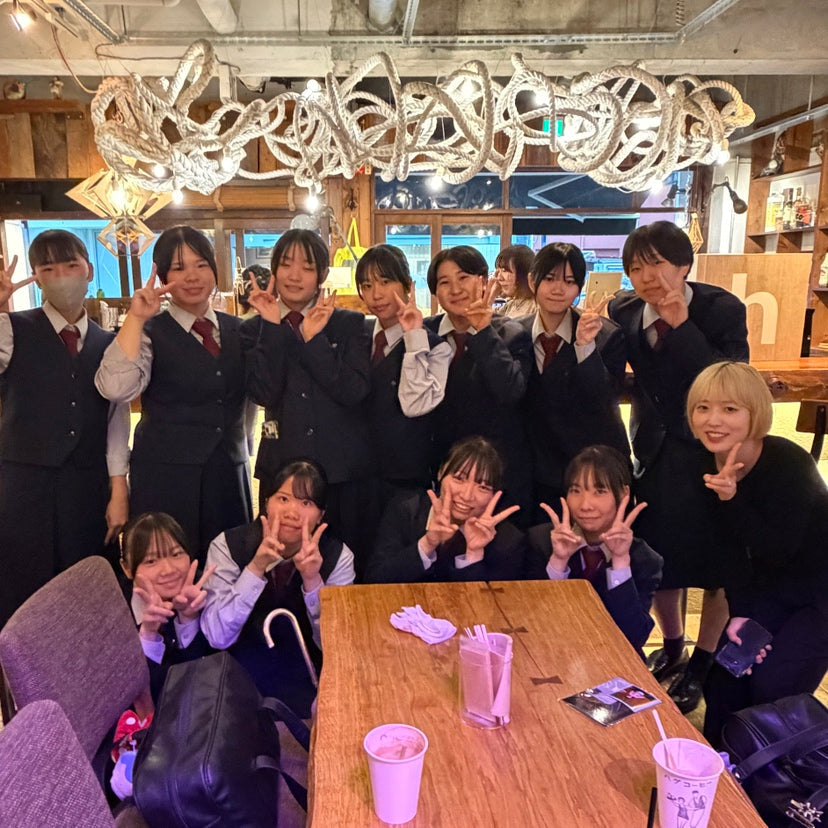 静岡商業高校の生徒さんたちが課外授業に来てくれました