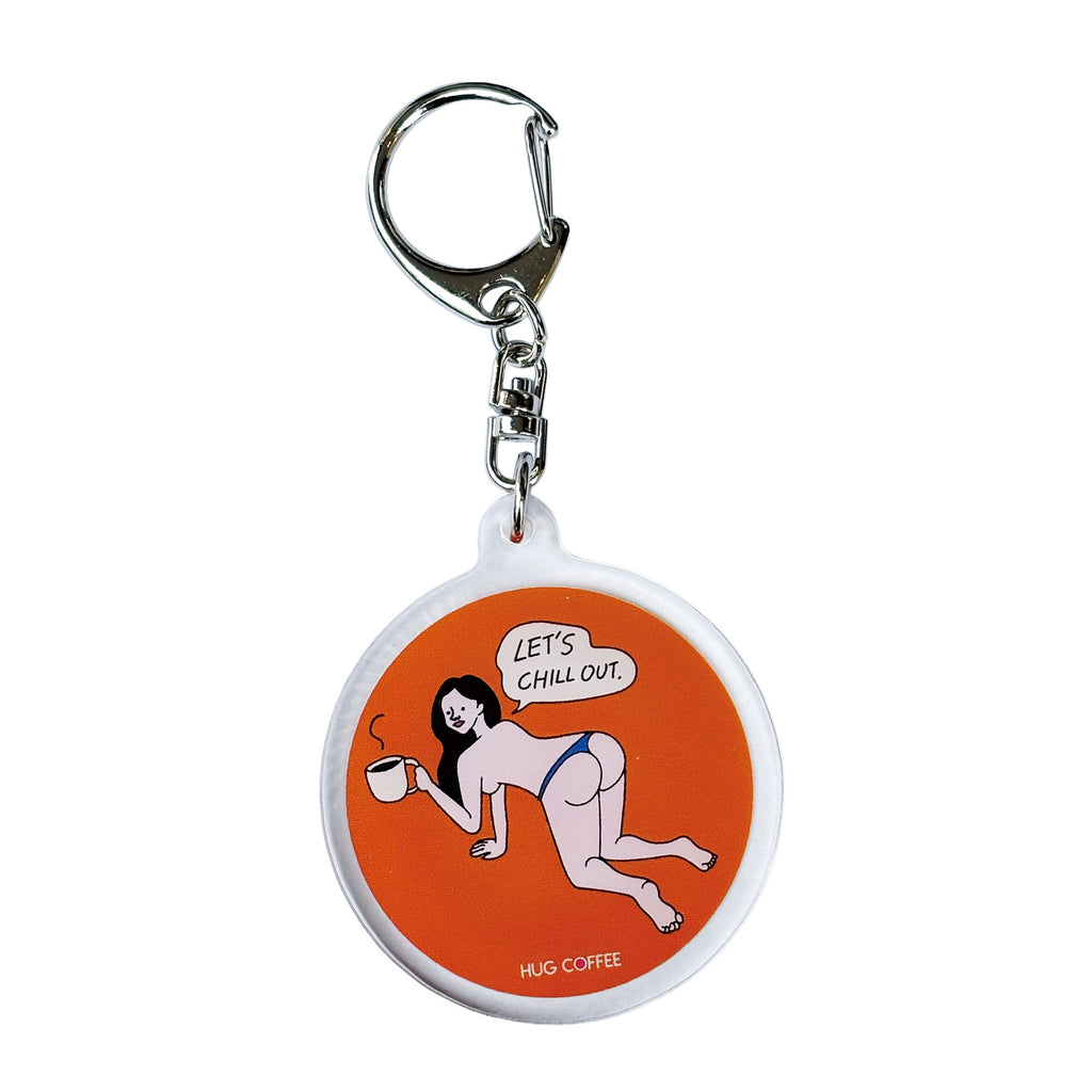 ＼カラバリ増えました／【LET’S CHILL OUT】 Design by MIDORI　アクリルキーホルダー