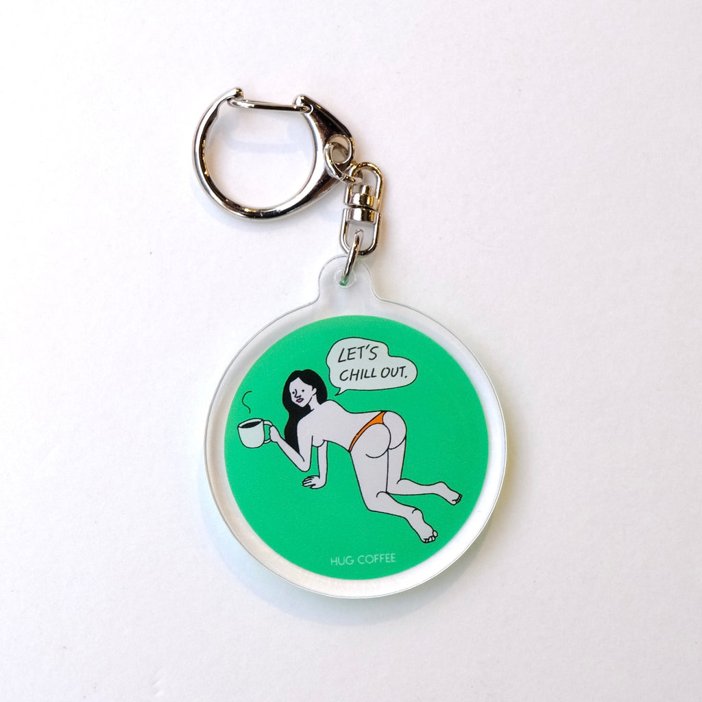 ＼カラバリ増えました／【LET’S CHILL OUT】 Design by MIDORI　アクリルキーホルダー