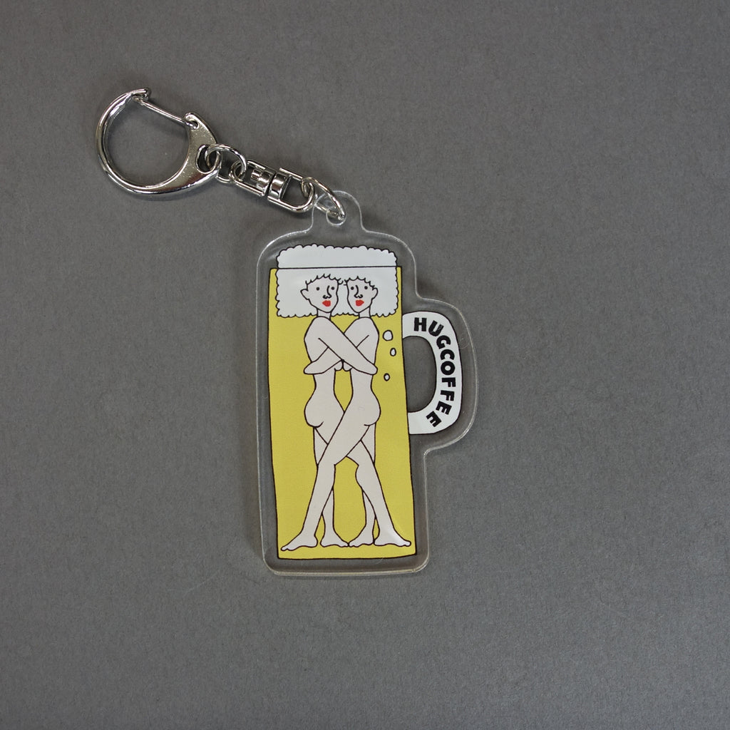 【ビールの子】 Design by MIDORI　アクリルキーホルダー