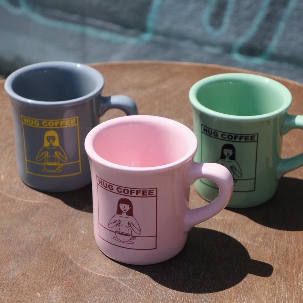 オリジナルマグカップ「おっぱい」グリーン