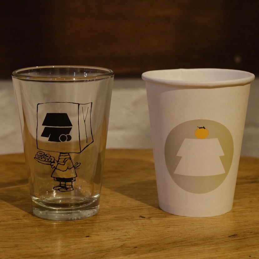 【耐熱】ベーグル君グラス Design by sketChboOok3