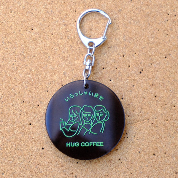 キーホルダー・アクリルキーホルダー Cy9604 いらっしゃませ】入船横町限定デザイン Design by POP COPY アクリル