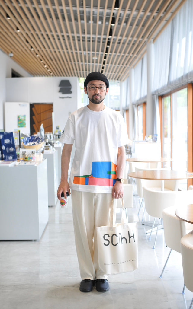 [静岡市歴史博物館グッズ]Tシャツ"博物館モチーフ"