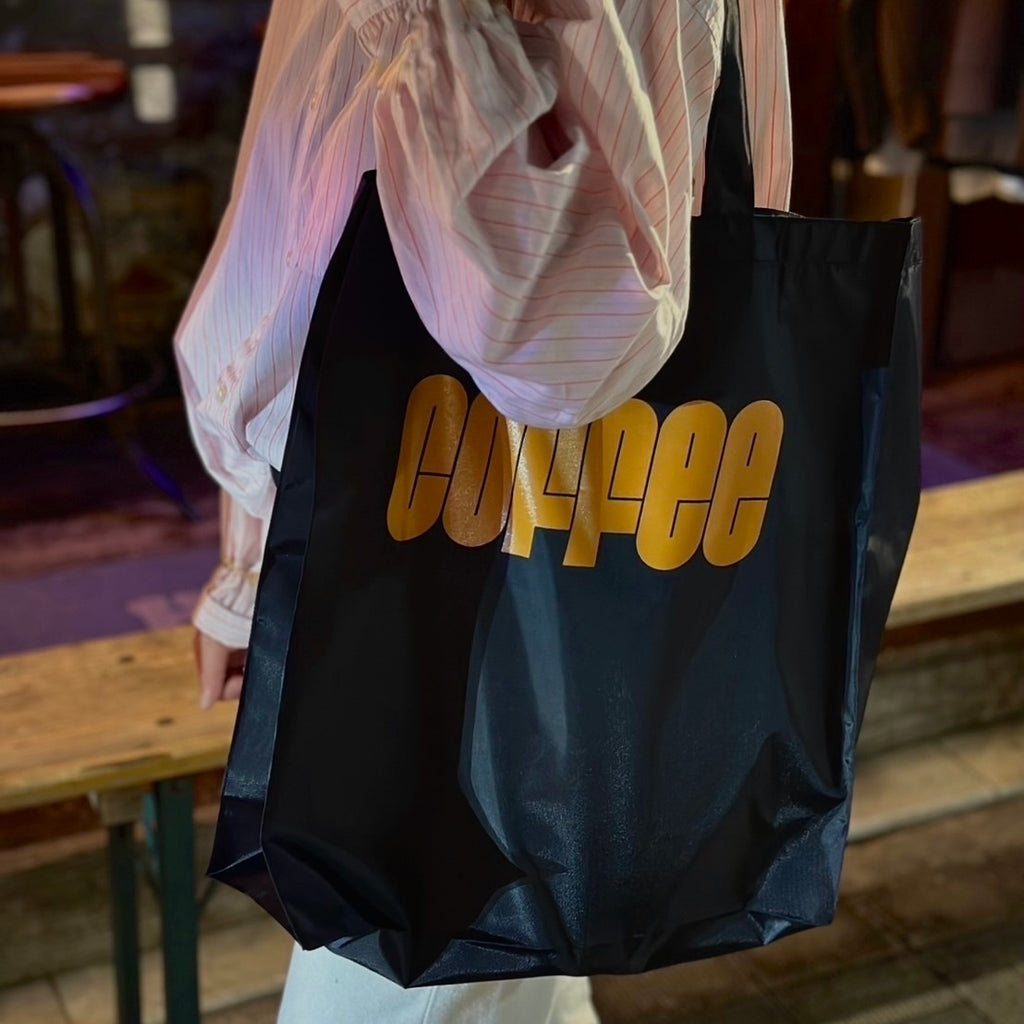 ”coffee”ロゴ トートバッグ