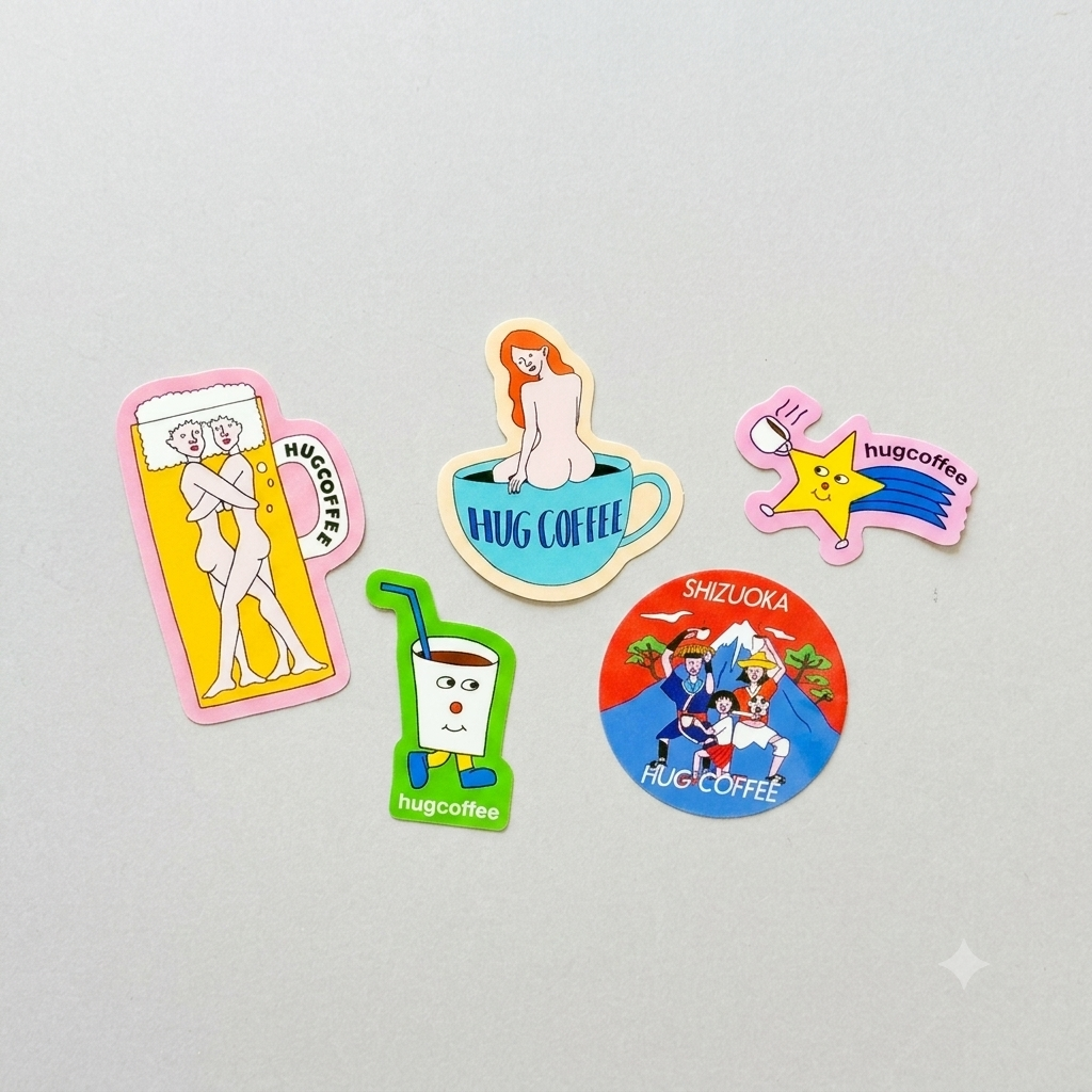 [ステッカーセット]HUG POCKET STICKERS