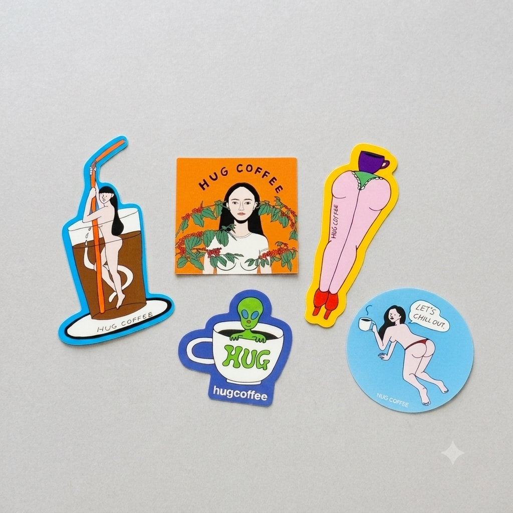 [ステッカーセット]HUG POCKET STICKERS