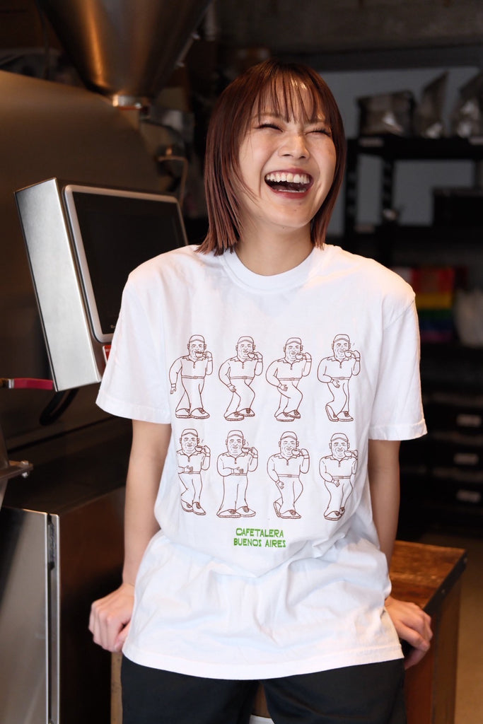 【10.1 国際コーヒーの日リリース】"DANCING OLMAN" T-Shirtt（artwork by NONCHELEEE）