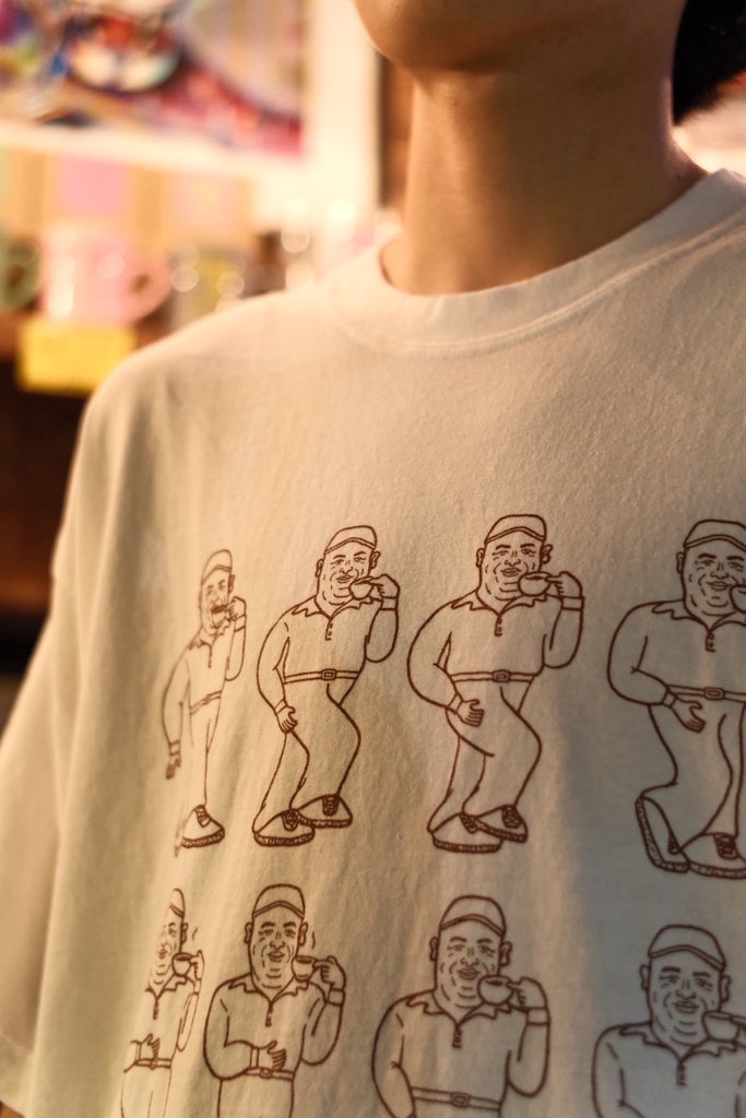 【10.1 国際コーヒーの日リリース】"DANCING OLMAN" T-Shirtt（artwork by NONCHELEEE）