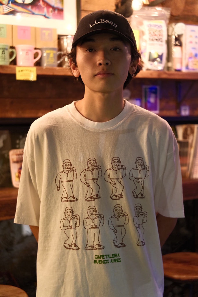 【10.1 国際コーヒーの日リリース】"DANCING OLMAN" T-Shirtt（artwork by NONCHELEEE）