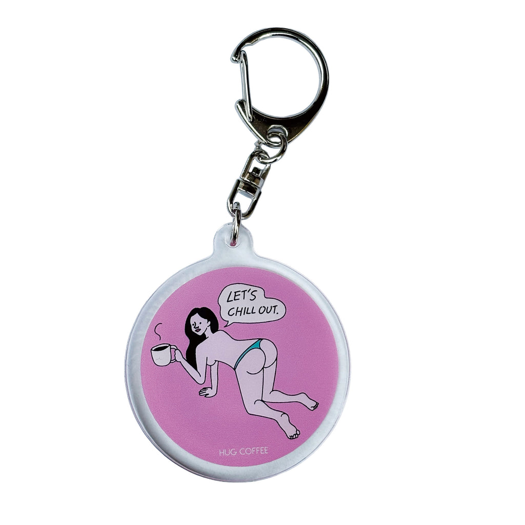 ＼カラバリ増えました／【LET’S CHILL OUT】 Design by MIDORI　アクリルキーホルダー