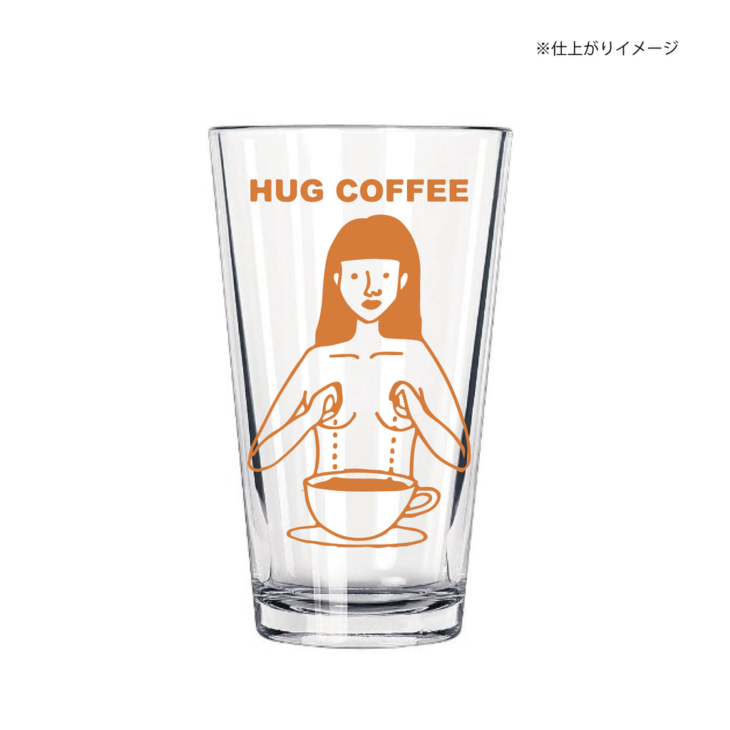【9月上旬入荷】おっぱいガールグラス ( オレンジ ) by MIDORI KOMATSU