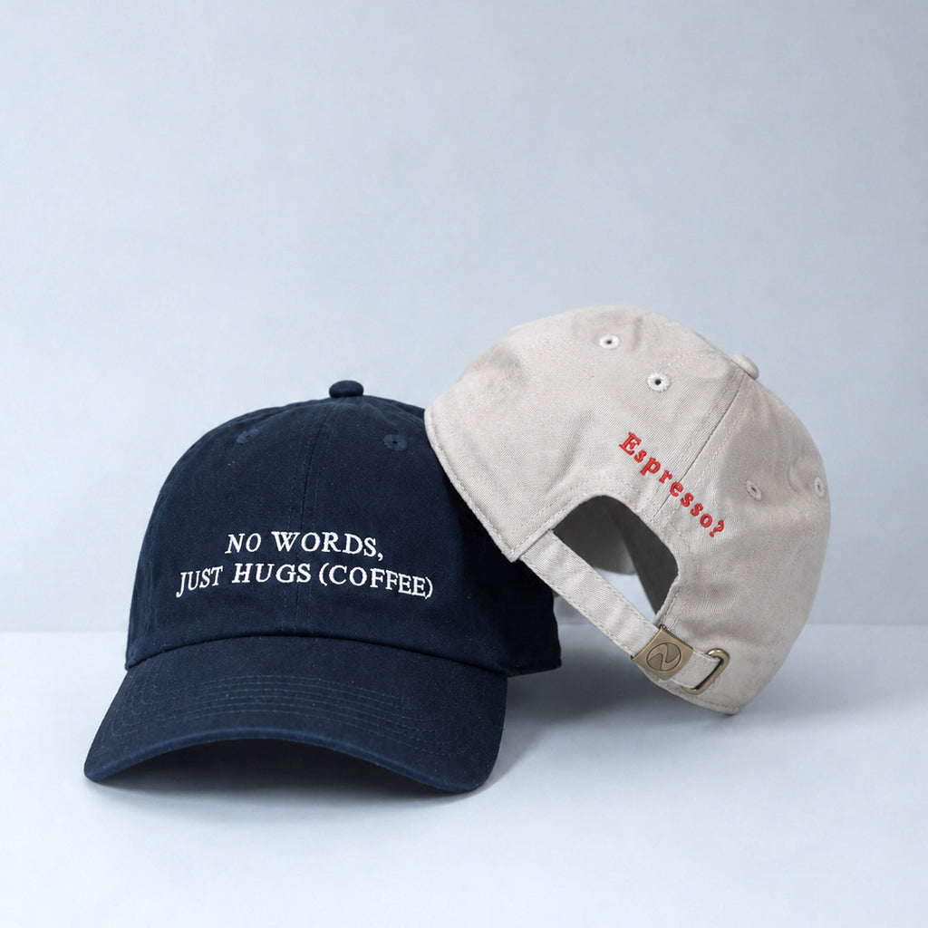 JUST HUGS(COFFEE) - 刺繍キャップ