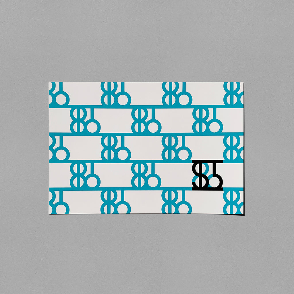 [静岡市歴史博物館グッズ]ポストカード "博物館水色ロゴ"